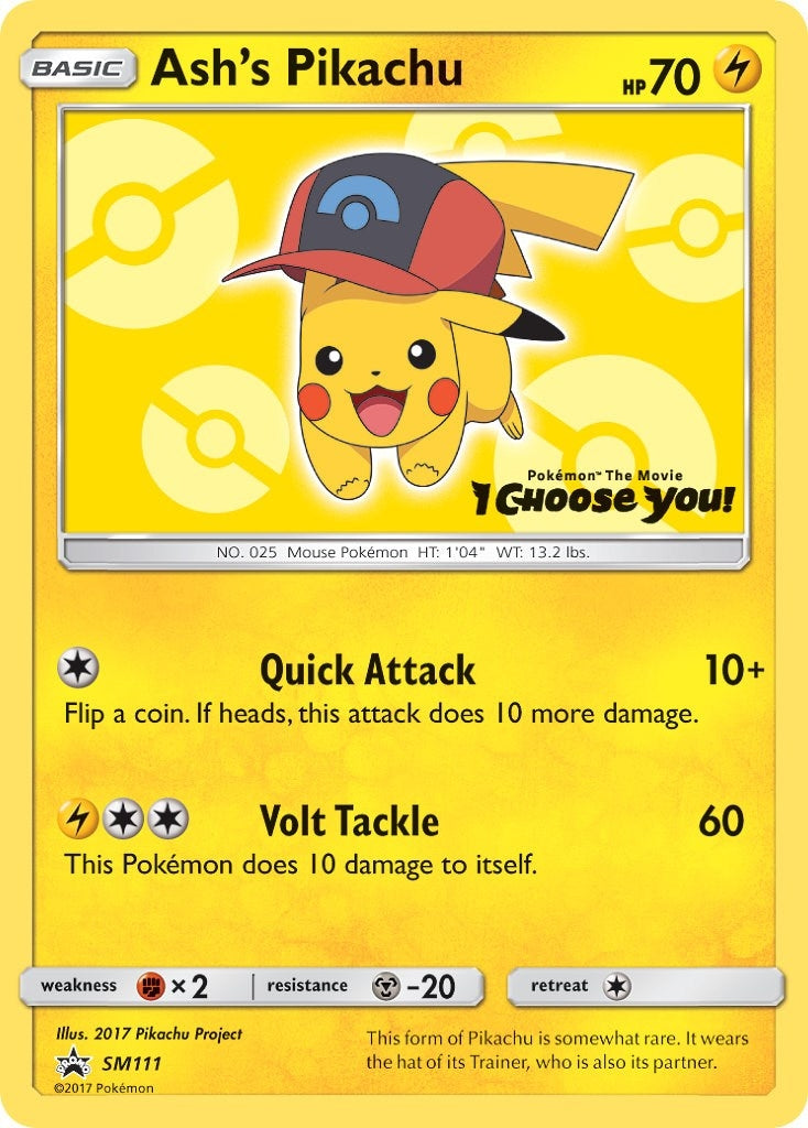 Ash's Pikachu - SM111 (SM111) (SMP)