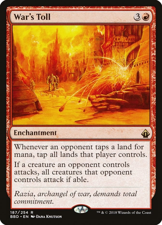 War's Toll (187) (BBD)