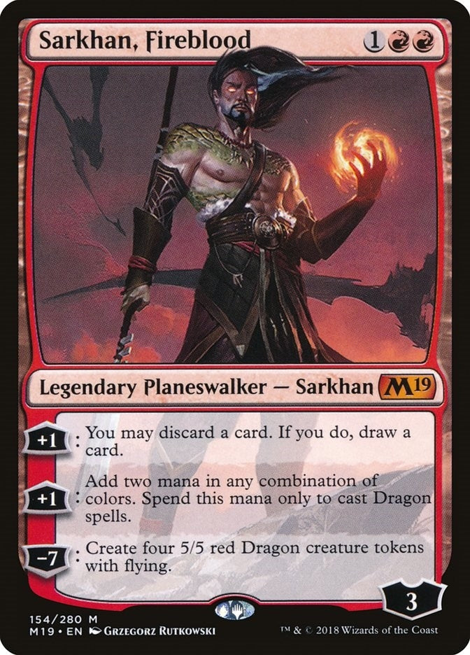 Sarkhan, Fireblood (154) (M19)