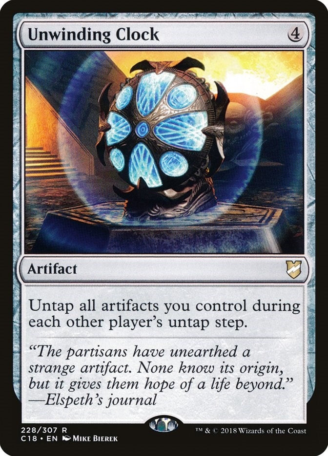 Unwinding Clock (228) (C18)