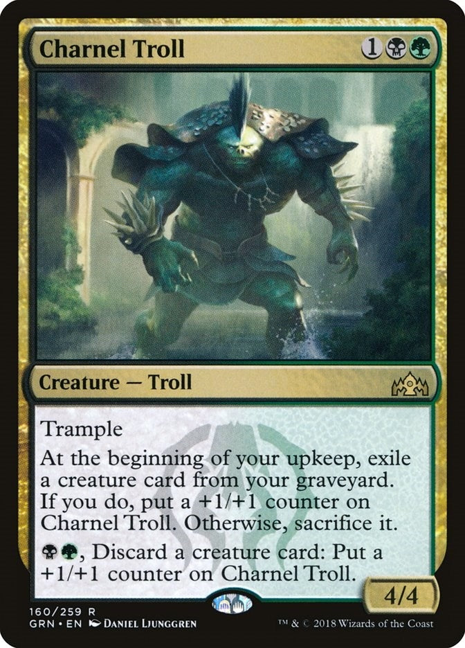Charnel Troll (160) (GRN)