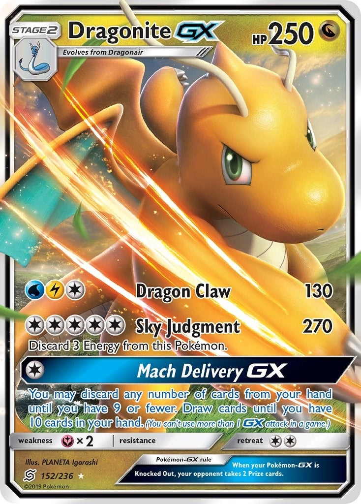 Dragonite GX (152/236) (SM11)