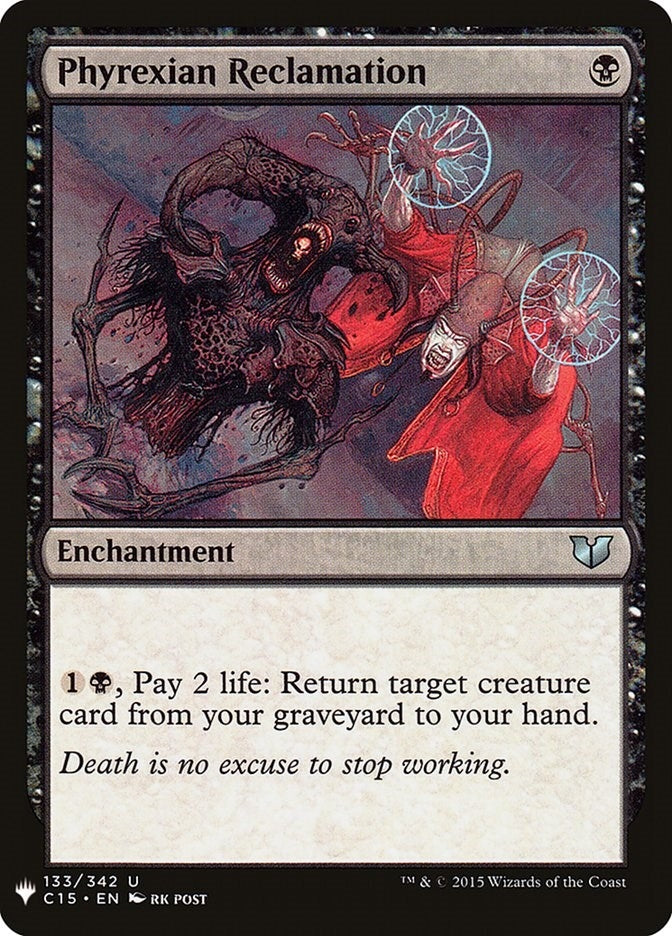 Phyrexian Reclamation (133) (LIST)