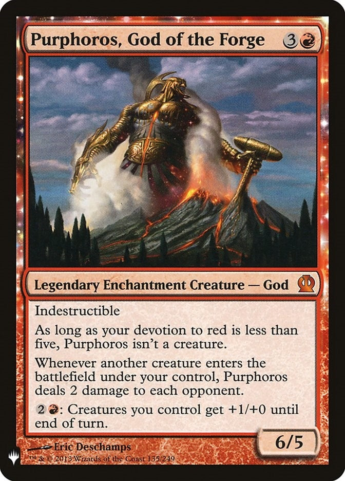 Purphoros, God of the Forge (135) (LIST)