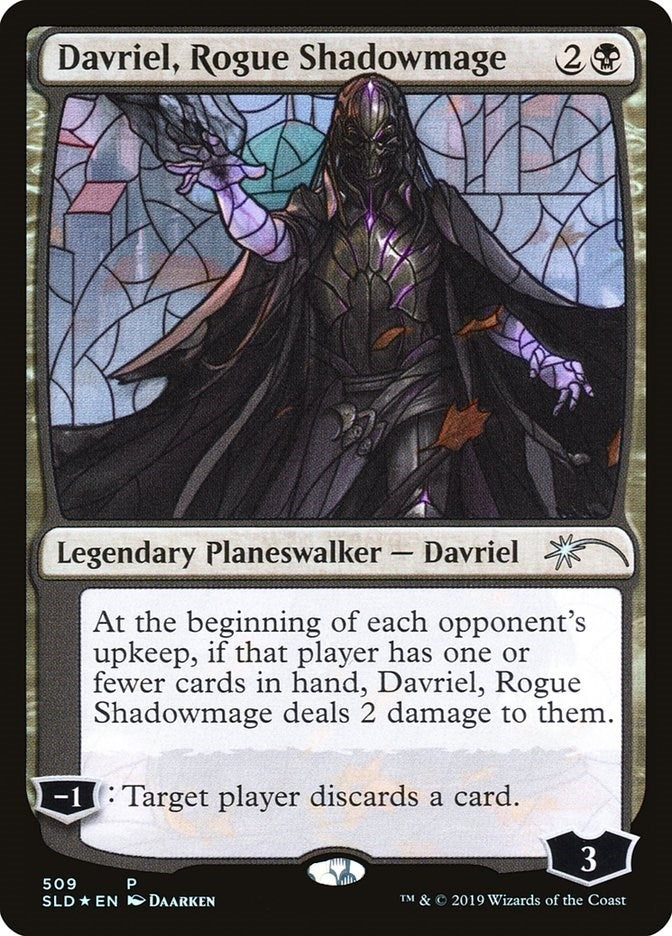 Davriel, Rogue Shadowmage (Stained Glass) (509) (SLD)