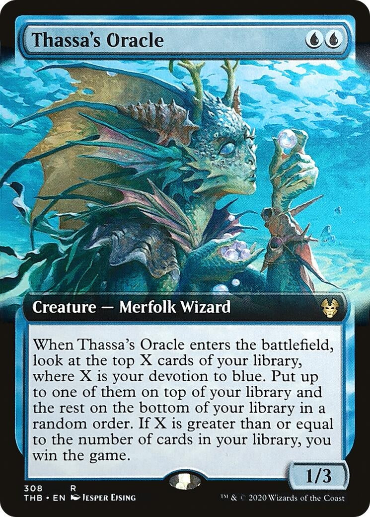 Thassa's Oracle (Extended Art) (308) (THB)