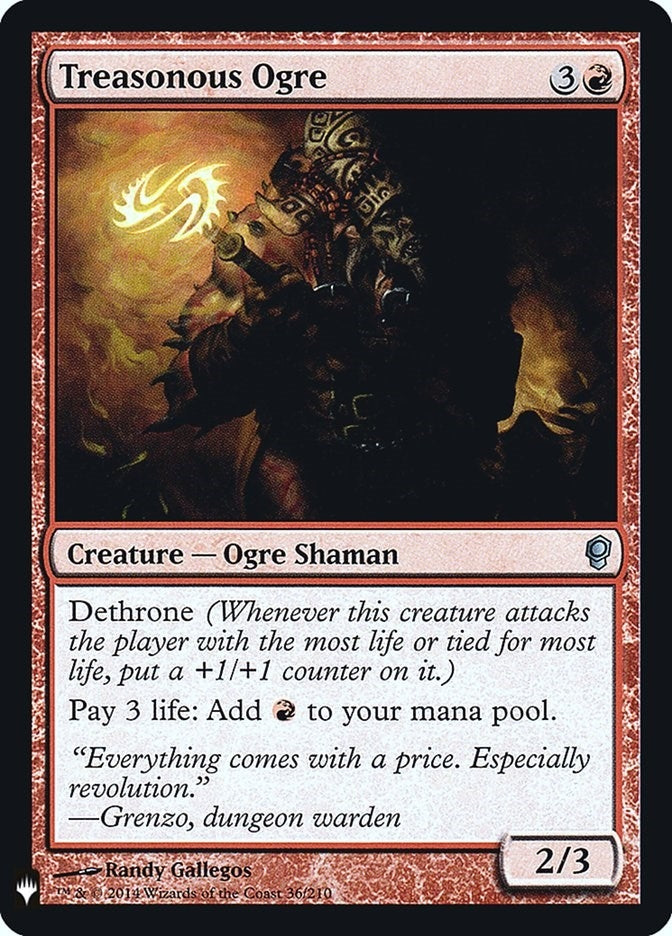 Treasonous Ogre (36) (LIST)