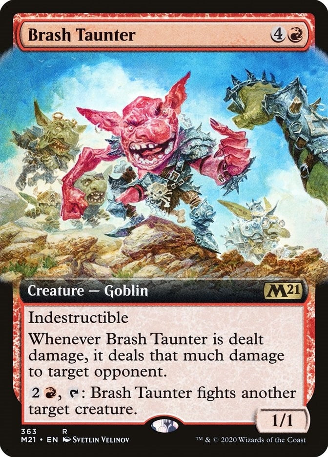 Brash Taunter (Extended Art) (363) (M21)