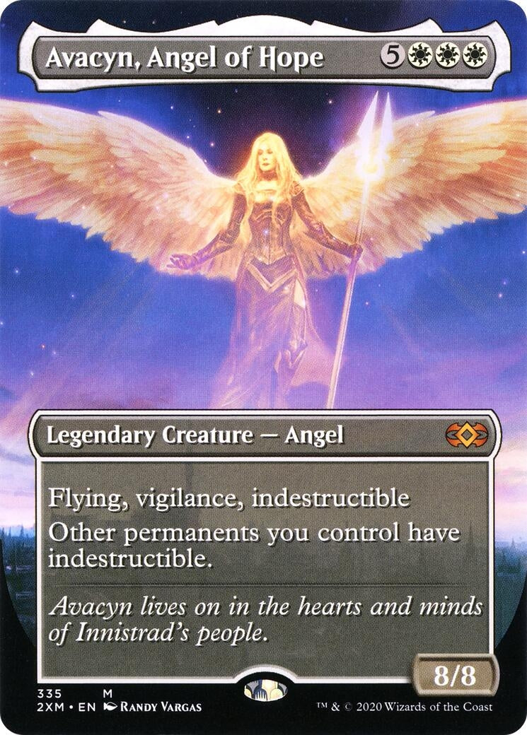 Avacyn, Angel of Hope (Borderless) (335) (2XM)