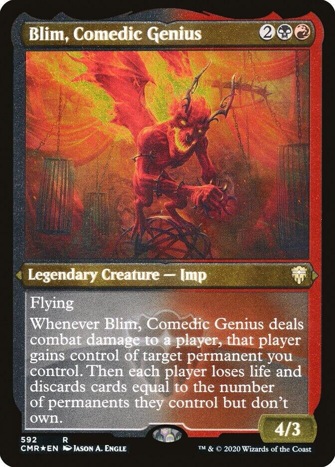 Blim, Comedic Genius (Foil Etched) (592) (CMR)