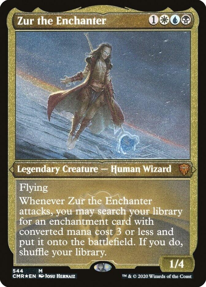 Zur the Enchanter (Foil Etched) (544) (CMR)