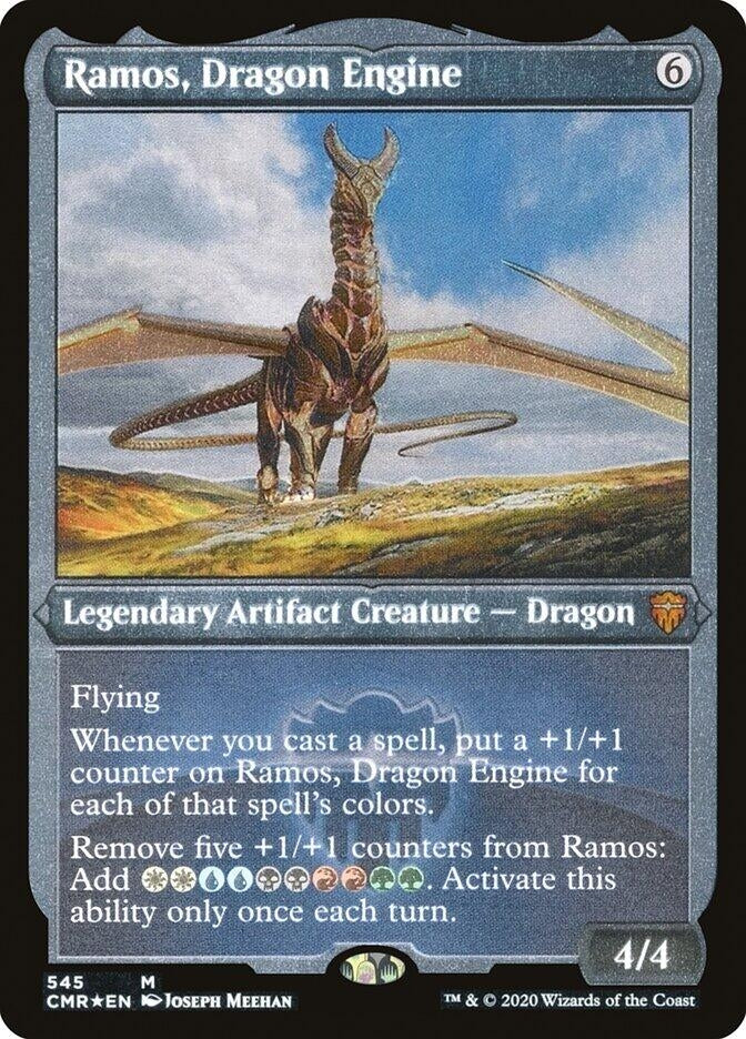 Ramos, Dragon Engine (Foil Etched) (545) (CMR)