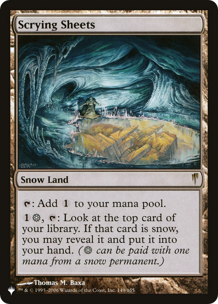 Scrying Sheets (149/155) (LIST)