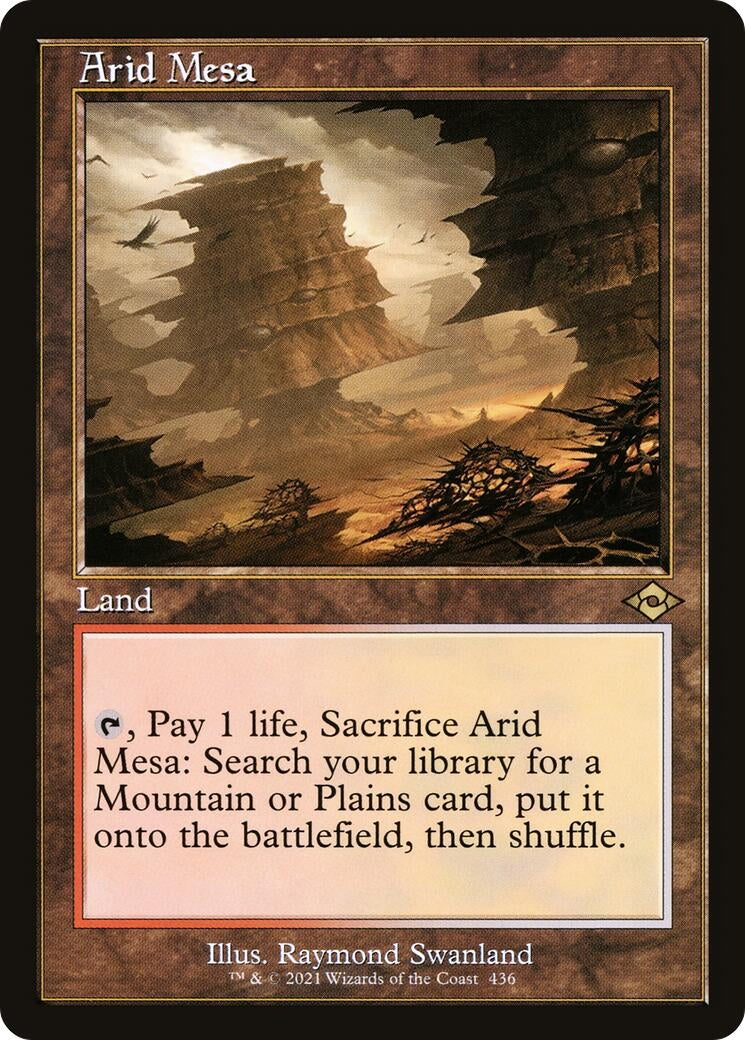 Arid Mesa (Retro Frame) (436) (MH2)