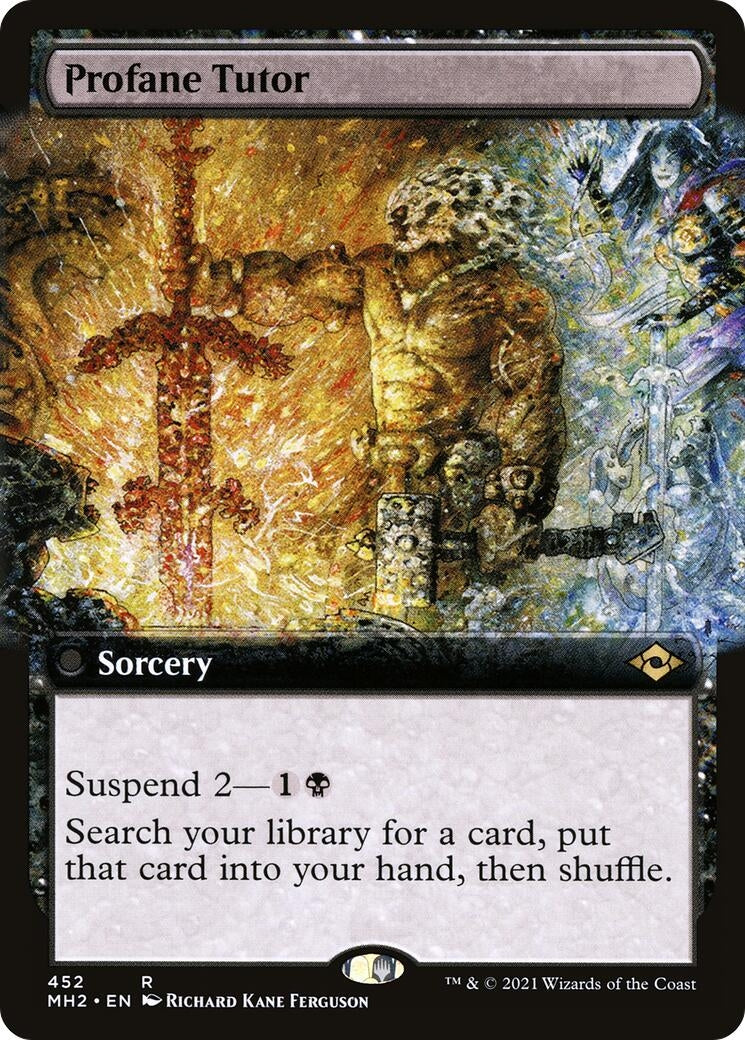 Profane Tutor (Extended Art) (452) (MH2)