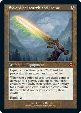 Sword of Hearth and Home (Retro Frame) (Foil Etched) (433) (MH2)