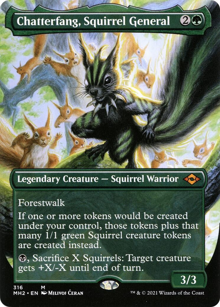 Chatterfang, Squirrel General (Borderless) (316) (MH2)
