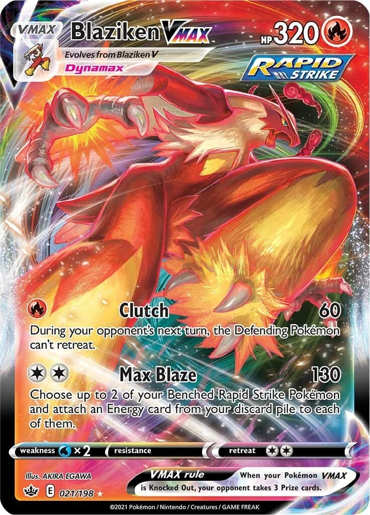 Blaziken VMAX (021/198) (SWSH06)