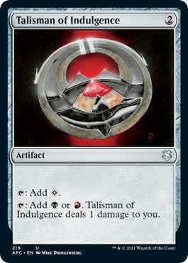 Talisman of Indulgence (219) (AFC)