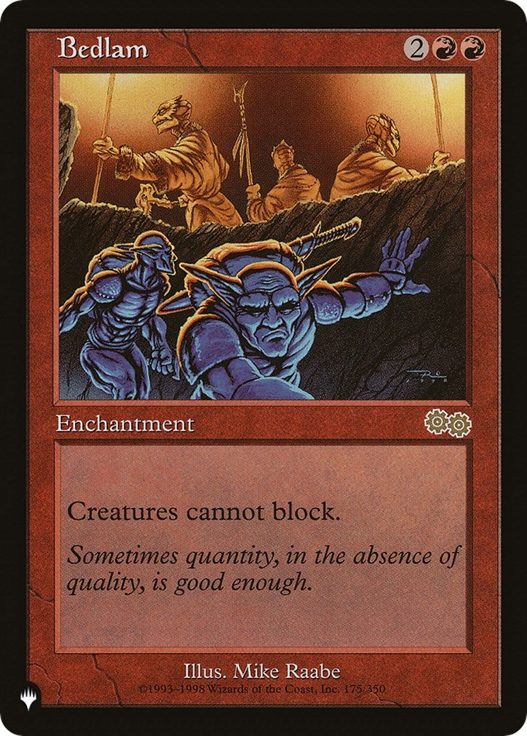 Bedlam (175/350) (LIST)