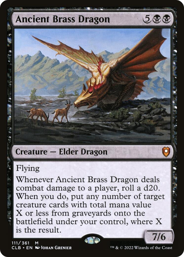 Ancient Brass Dragon (111) (CLB)