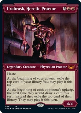 Urabrask, Heretic Praetor (Showcase) (Foil Etched) (446) (SNC)