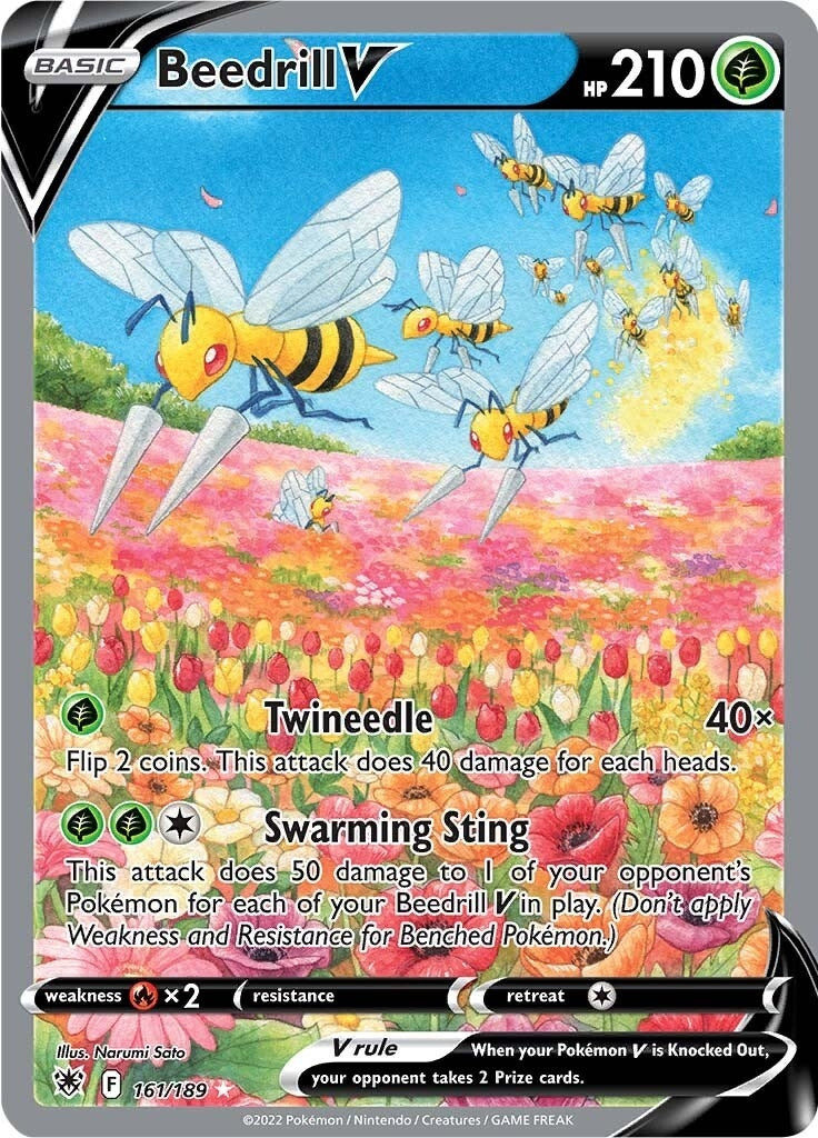 Beedrill V (Alternate Full Art) (161/189) (SWSH10)