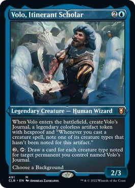 Volo, Itinerant Scholar (Foil Etched) (491) (CLB)