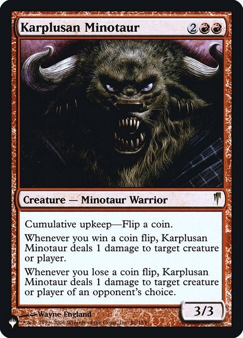 Karplusan Minotaur (86) (LIST)