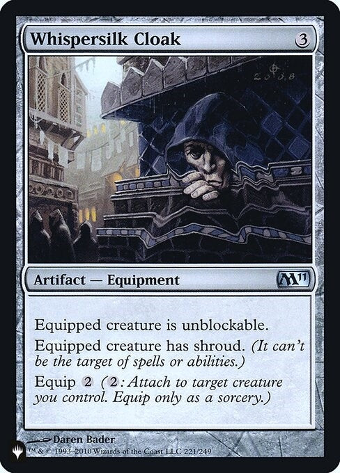 Whispersilk Cloak (M11) (221) (LIST)