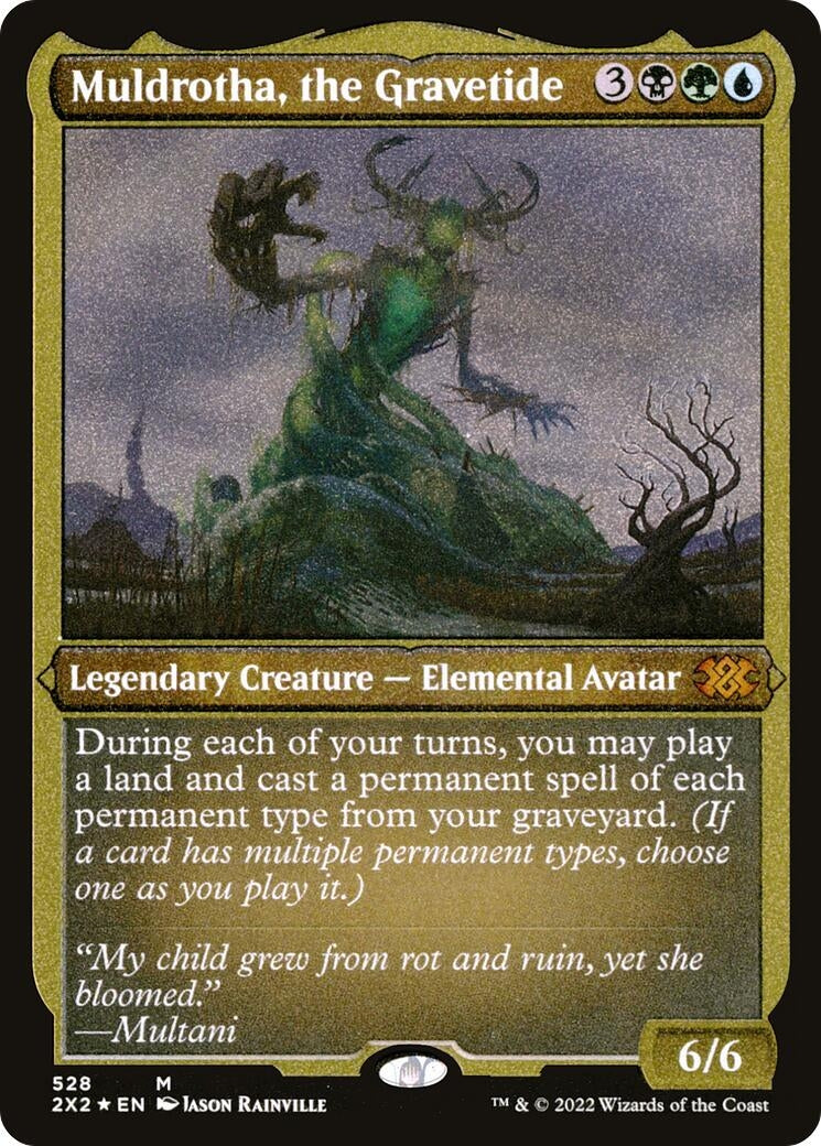 Muldrotha, the Gravetide (Foil Etched) (528) (2X2)