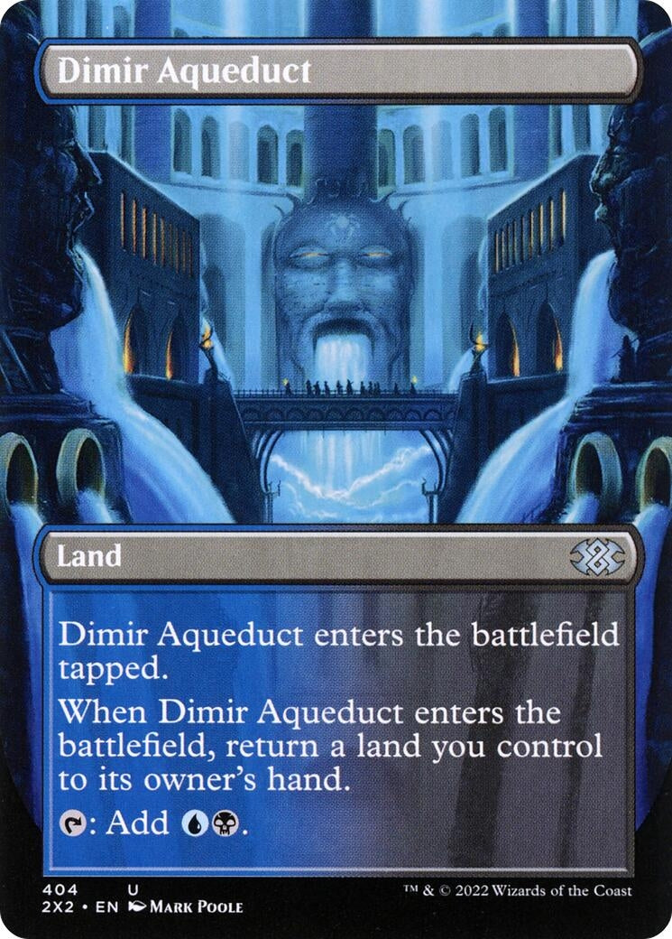 Dimir Aqueduct (Borderless) (404) (2X2)