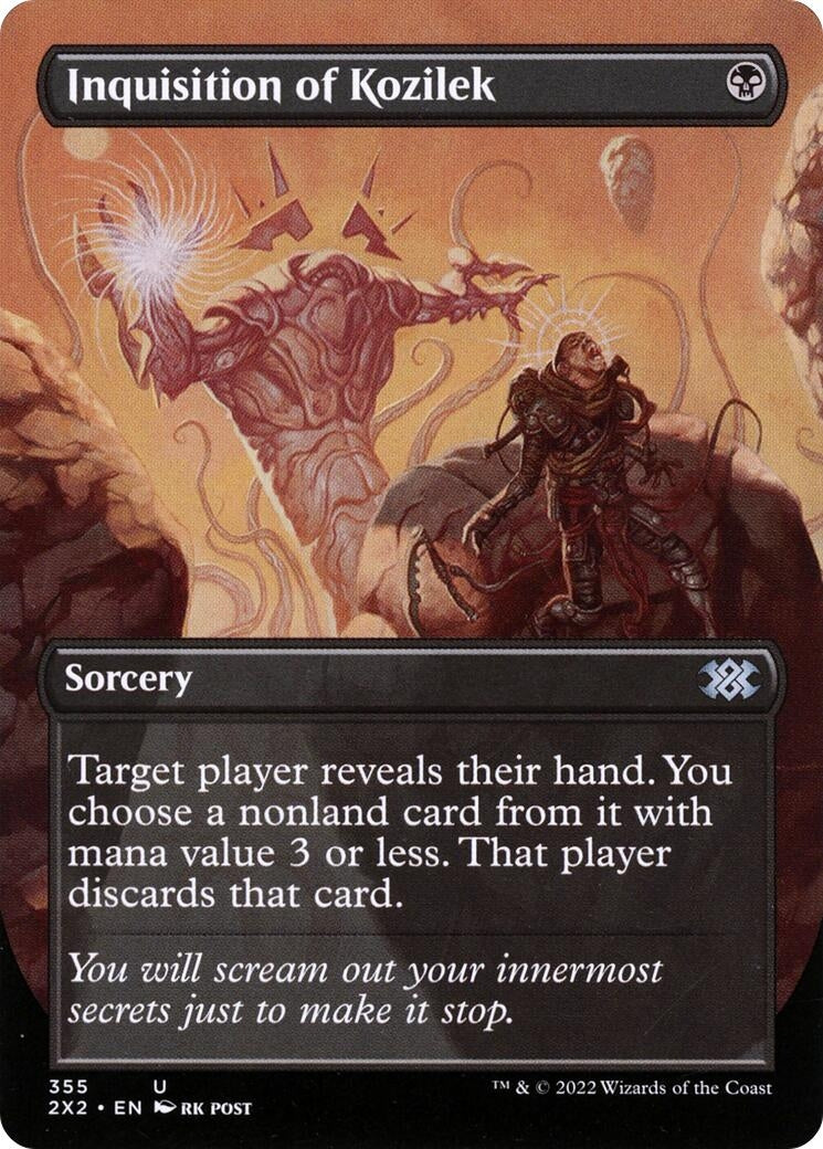 Inquisition of Kozilek (Borderless) (355) (2X2)