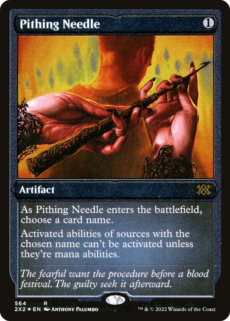 Pithing Needle (Foil Etched) (564) (2X2)