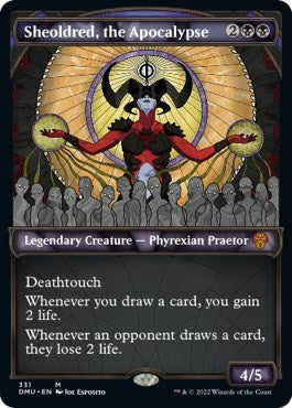 Sheoldred, the Apocalypse (Textured Foil) (331) (DMU)