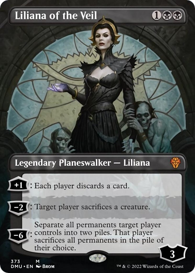 Liliana of the Veil (Borderless) (373) (DMU)