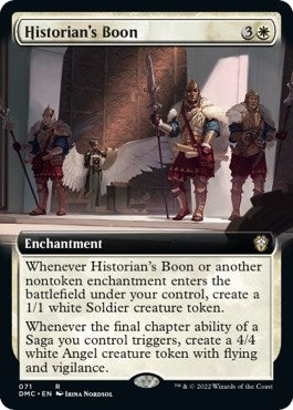 Historian's Boon (Extended Art) (71) (DMC)