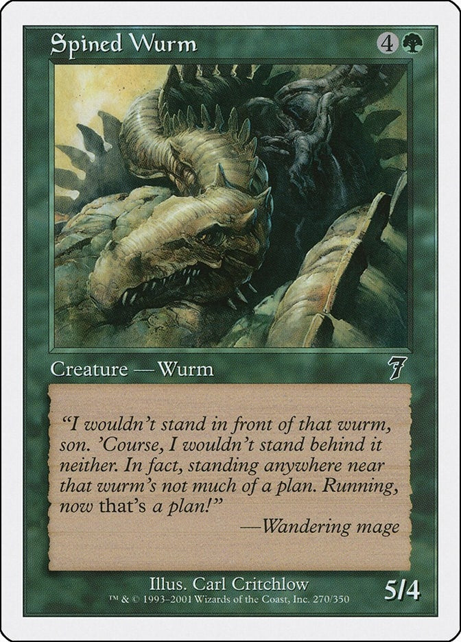 Spined Wurm (270) (7ED)