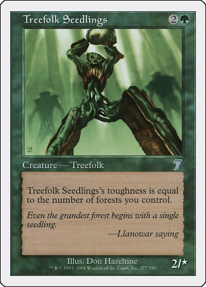 Treefolk Seedlings (277) (7ED)