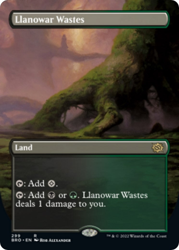 Llanowar Wastes (Borderless) (299) (BRO)