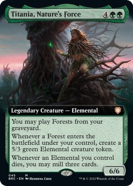 Titania, Nature's Force (Extended Art) (45) (BRC)
