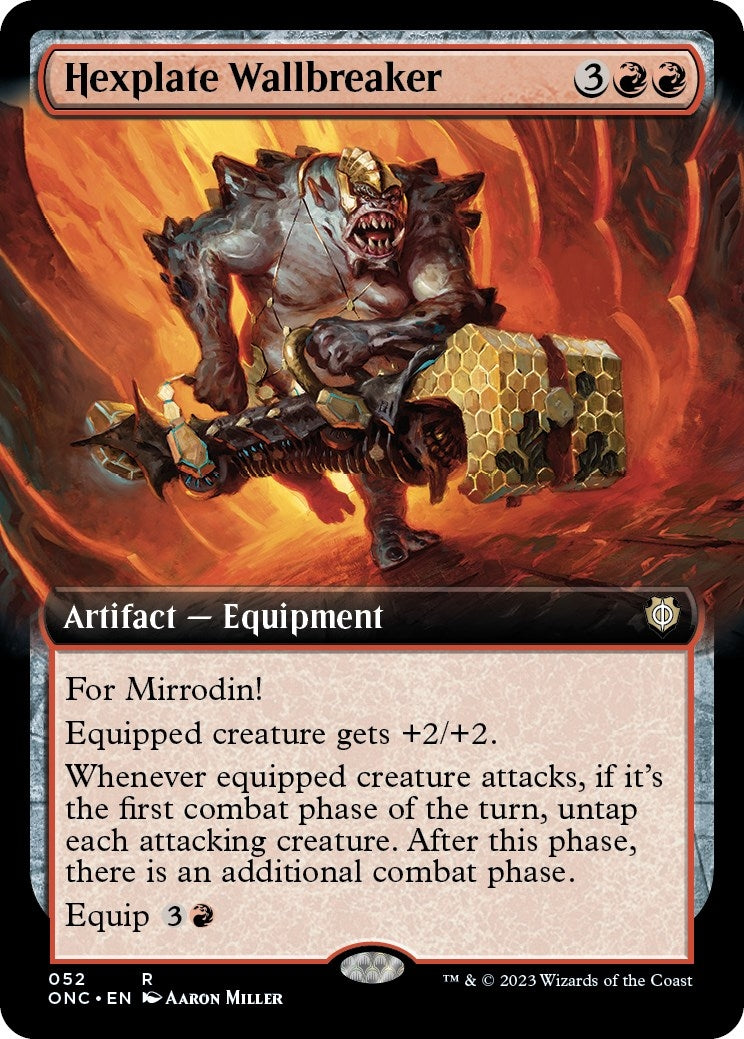 Hexplate Wallbreaker (Extended Art) (52) (ONC)