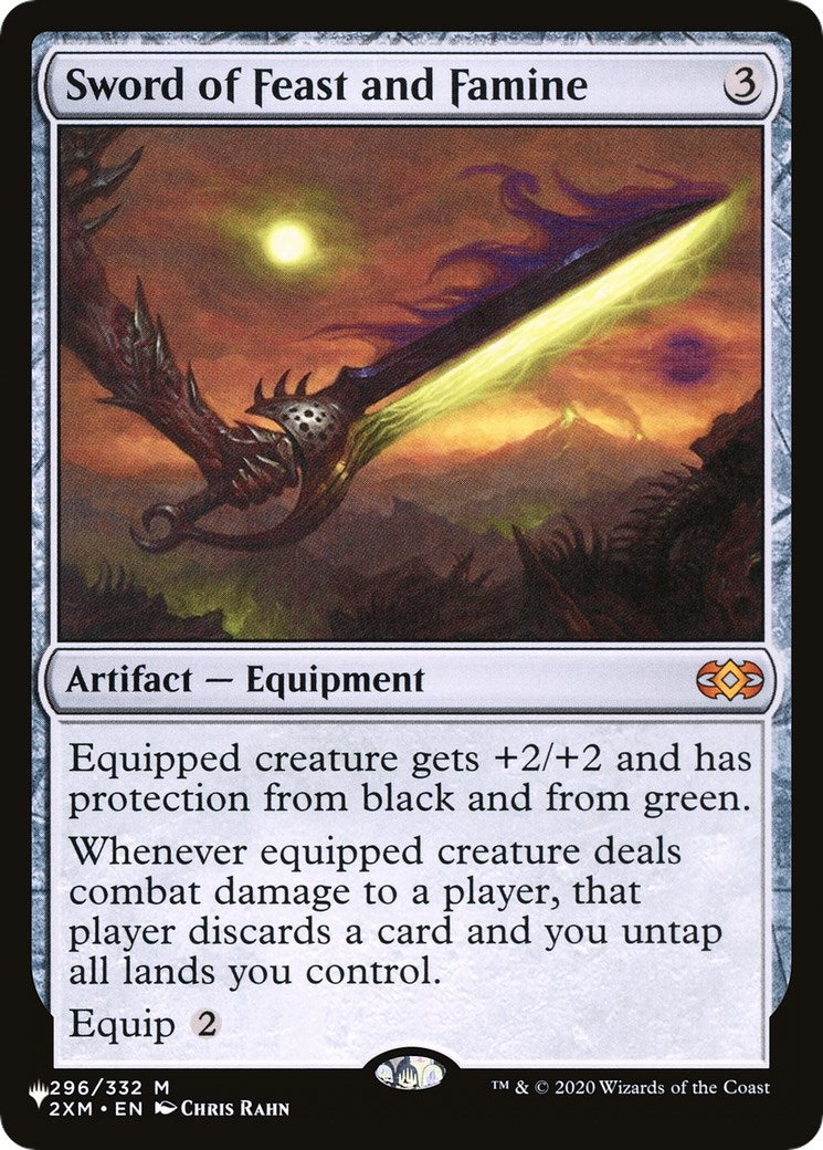 Sword of Feast and Famine (296/332) (LIST)