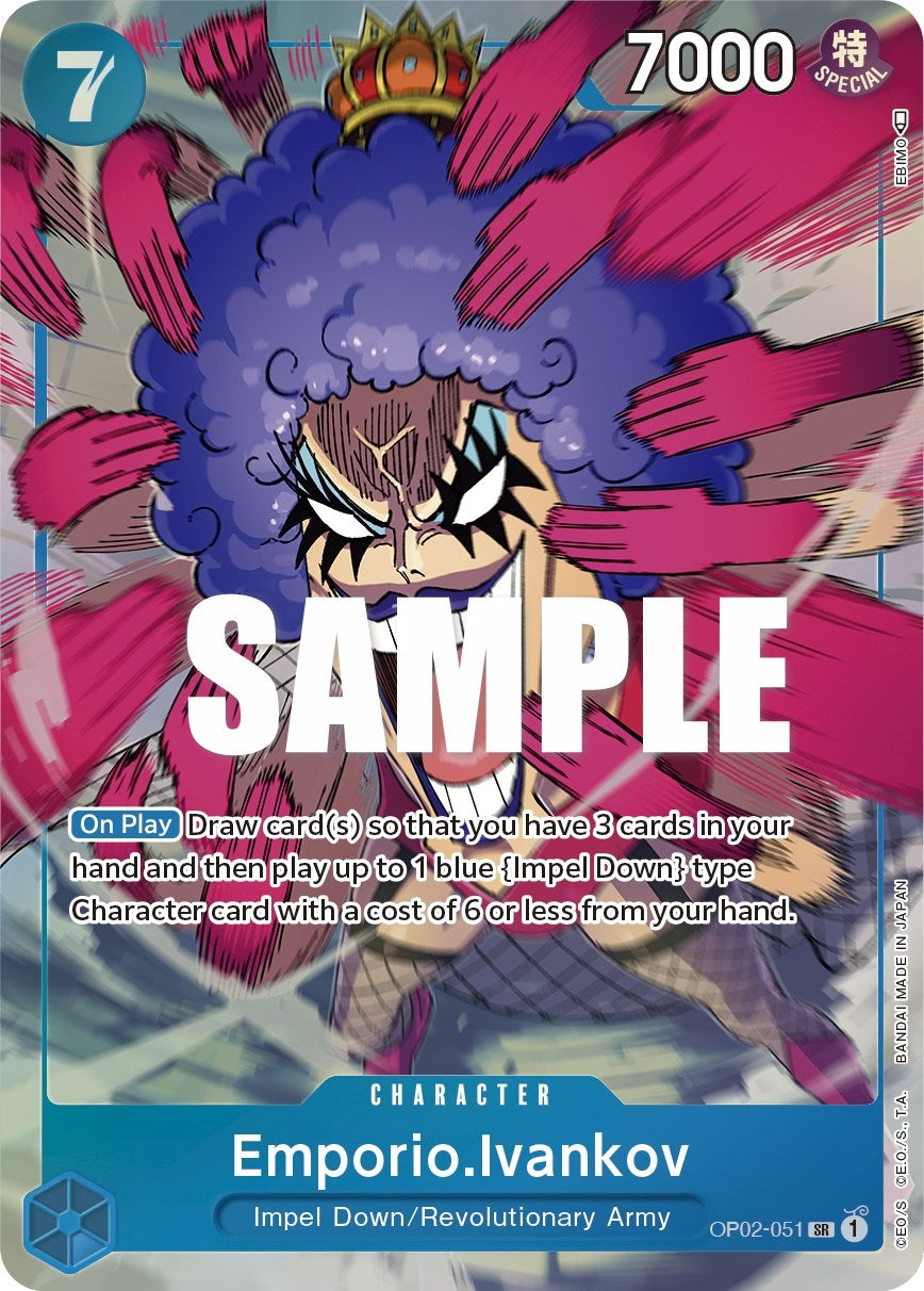Emporio.Ivankov (051) (Alternate Art) (OP02-051) (OP02)