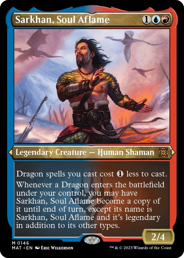 Sarkhan, Soul Aflame (Foil Etched) (146) (MAT)