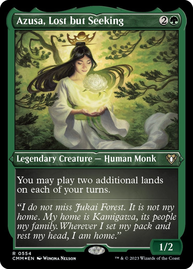Azusa, Lost but Seeking (Foil Etched) (554) (CMM)