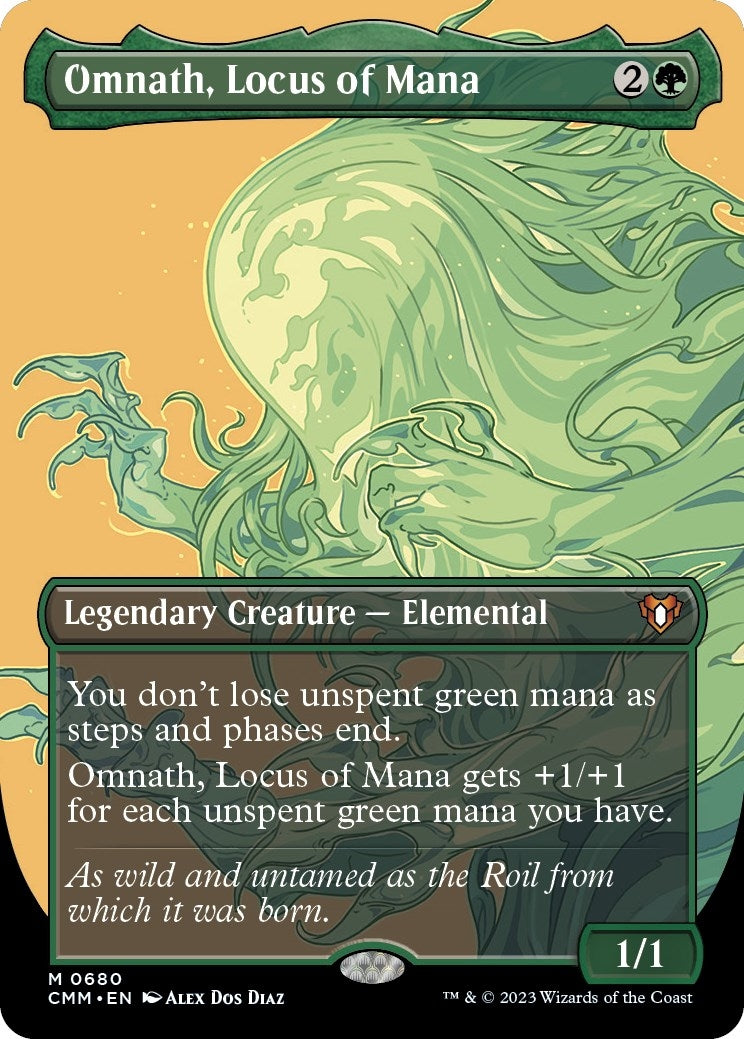Omnath, Locus of Mana (Borderless) (680) (CMM)
