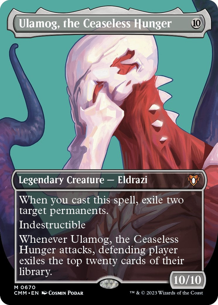 Ulamog, the Ceaseless Hunger (Borderless) (670) (CMM)
