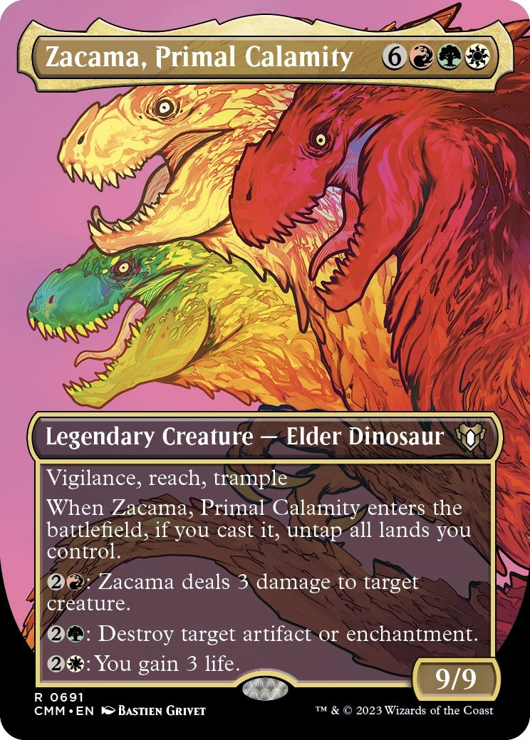 Zacama, Primal Calamity (Borderless) (691) (CMM)