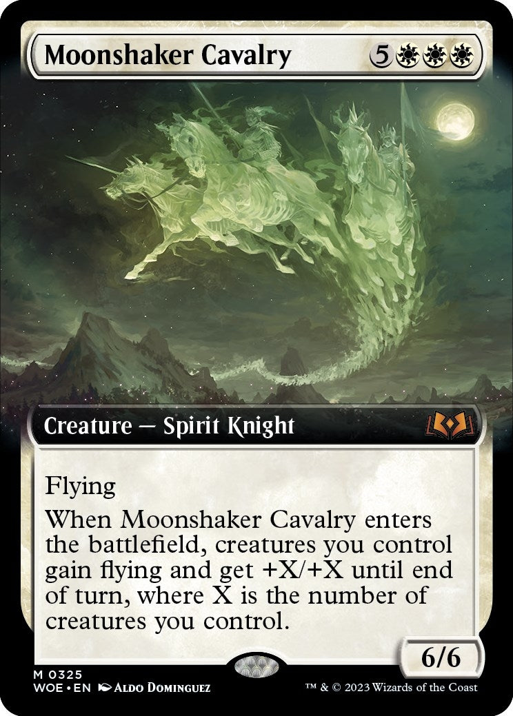 Moonshaker Cavalry (Extended Art) (325) (WOE)